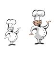 Chef in uniform vector image