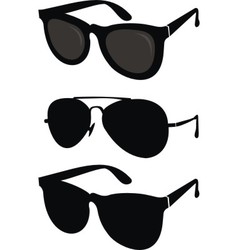 Classical and sport sunglasses vector image
