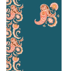 Paisley design vector image