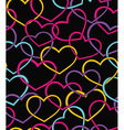 Valentine seamless pattern vector image