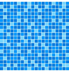 Blue tile wall vector image