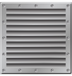 Metal background vector image