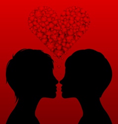 Lesbian love vector image