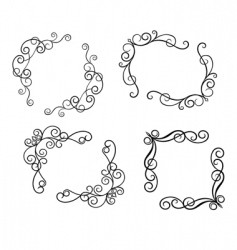 Decorative frames vector image