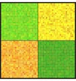 Set of patterns of colorful mosaic vector image