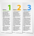 White torn paper progress option label background vector image