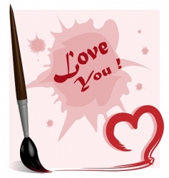 Valentine vector image