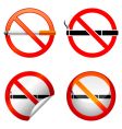 No smoking sign vector image
