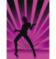 Violet spectrum vector image