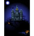 Halloween haunted house vector image