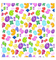 Numbers pattern vector image
