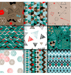 Retro patterns Royalty Free Vector Image - VectorStock