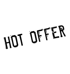 Hot Offer rubber stamp vector image
