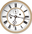 Antique clock Antique clock vector image