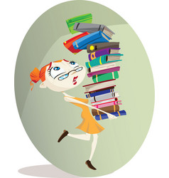 Librarian vector image