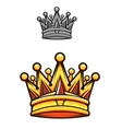 Vintage royal crown vector image