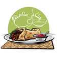 Shawarma vector image