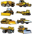 Lorries vector image