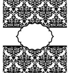 Seamless background with decorative elements vector image