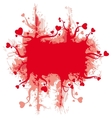 Valentine card decoration vector image
