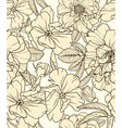 Floral background vector image