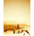 Floral background vector image