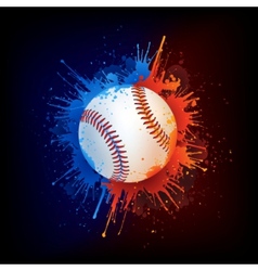 Baseball ball vector image