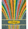 Vintage salute grunge background vector image