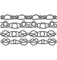 Sea knott pattern vector image