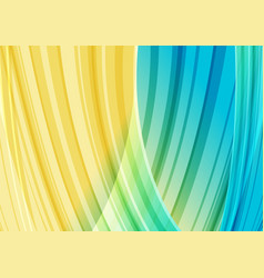 Yellow and light blue strips curved background Yellow and light blue strips curved background vector image