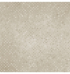 Vintage polka dot texture vector image