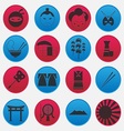 Japanese icon gradient style vector image