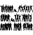 Crowds vector image