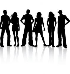 Friends vector image