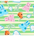 Seamless kid pattern vector image