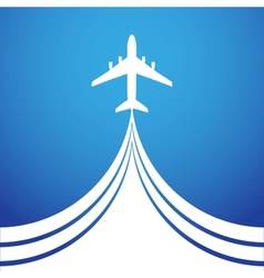 Air flight vector image