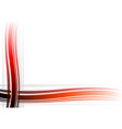Corner decoration on the white background vector image