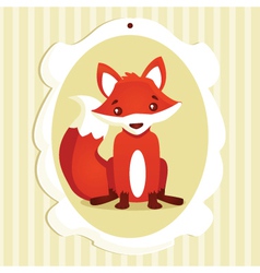Fox Frame vector image