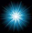 Starburst background vector image