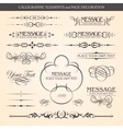 CALLIGRAPHIC ELEMENTS vector image