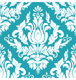 Vintage damask seamless pattern vector image