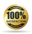 Satisfaction guarantee vector image