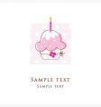 Cupcake vector image