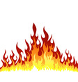 Fire background vector image
