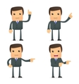 Cartoon businessman vector image