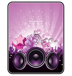 Concert poster vector image