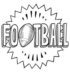 Football Football vector image