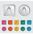 Hand expander vector image