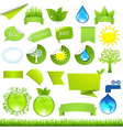 Collection Eco Design Elements vector image