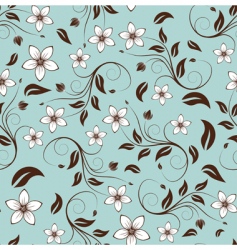 Floral background vector image